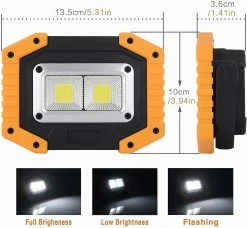 Sajygv Sajy Lampe De Travail Carrée étanche Et Rechargeable, Adaptée Au Camping En Plein Air Et à La Randonnée D’urgence Pour L’entretien Et La Pêche En Voiture (jaune, 2 Pièces) 8 Sajygv Sajy Lampe De Travail Carrée étanche Et Rechargeable, Adaptée Au Camping En Plein Air Et à La Randonnée D’urgence Pour L’entretien Et La Pêche En Voiture (jaune, 2 Pièces) -Glass Vases Boutique de vente 316371420 max