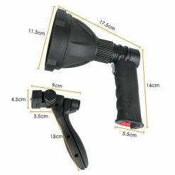 Unbranded LED Hand Held Spotlight USB Rechargeable Camping Hunting Lampe De Poche Torche Lampe -Glass Vases Boutique de vente 316641128 max