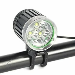 Unbranded Puissant Led MTB Lampe Vélo Lampe MTB Éclairage Rechargeable Led Vélo Phare