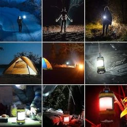 Zhouxixi Nouvelle Led Camping Light Outdoor Usb Charge Multifonctionnel Camping Light Portable Petite Lumière Suspendue Avec Lampe De Poche Tente Lumière -Glass Vases Boutique de vente 322898239 max