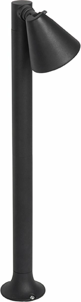 QAZQA Ciara - Lampe D'extérieur Sur Pied Moderne | Lampadaire D'extérieur - 1 Lumière - H 60 Cm - Zwart - Éclairage Extérieur 4 QAZQA Ciara - Lampe D'extérieur Sur Pied Moderne | Lampadaire D'extérieur - 1 Lumière - H 60 Cm - Zwart - Éclairage Extérieur – Image 4