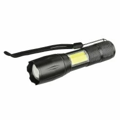 Unbranded XANES 103C-COB T6+COB 1000Lumens 4Modes Luminosité Zoomable Tactique LED Lampe De Poche