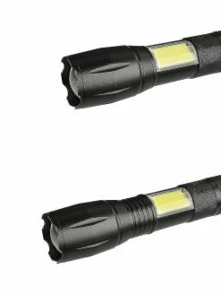 Unbranded XANES 103C-COB T6+COB 1000Lumens 4Modes Luminosité Zoomable Tactique LED Lampe De Poche -Glass Vases Boutique de vente 330464477 max