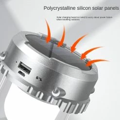 Unbranded Lumière De Camping Solaire, Éclairage Bluetooth De Camping En Plein Air, Lampe De Ventilateur De Chargeur D’énergie Solaire -Glass Vases Boutique de vente 333289366 max