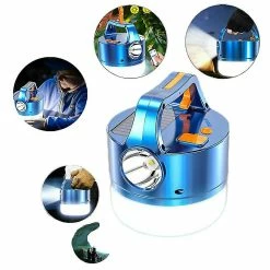Unbranded 30w Solar Led Lantern Light Tente Lights Usb Lampe De Poche Torche Outdoor Camping Lampe Lampe De Poche Lampe De Poche