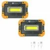 Unbranded 2x Usb Rechargeable Led Cob Work Light Outdoor Camping Floodlight Lampe D’urgence