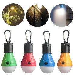 Unbranded 4 Pack Camping Lights Tente Lumières Imperméable Portable Urgence Tente Led Ampoule Lampe Lanterne