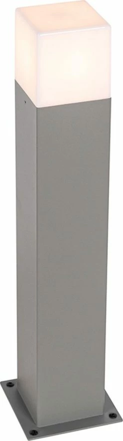 QAZQA Danemark - Lampe D'extérieur Sur Pied Moderne | Lampadaire D'extérieur - 1 Lumière - H 50 Cm - Grijs - Éclairage Extérieur