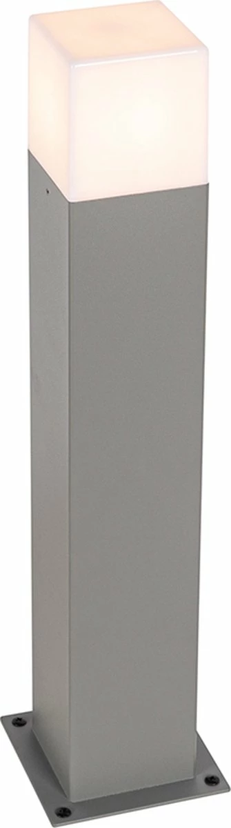 QAZQA Danemark - Lampe D'extérieur Sur Pied Moderne | Lampadaire D'extérieur - 1 Lumière - H 50 Cm - Grijs - Éclairage Extérieur 1 QAZQA Danemark - Lampe D'extérieur Sur Pied Moderne | Lampadaire D'extérieur - 1 Lumière - H 50 Cm - Grijs - Éclairage Extérieur