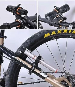 Unbranded 360 Degrés Cyclisme Clip Clamp Rotation Vélo Lampe De Poche Torch Mount Led Head Front Light Holder Clip Accessoires De Vélo -Glass Vases Boutique de vente 336901101 max