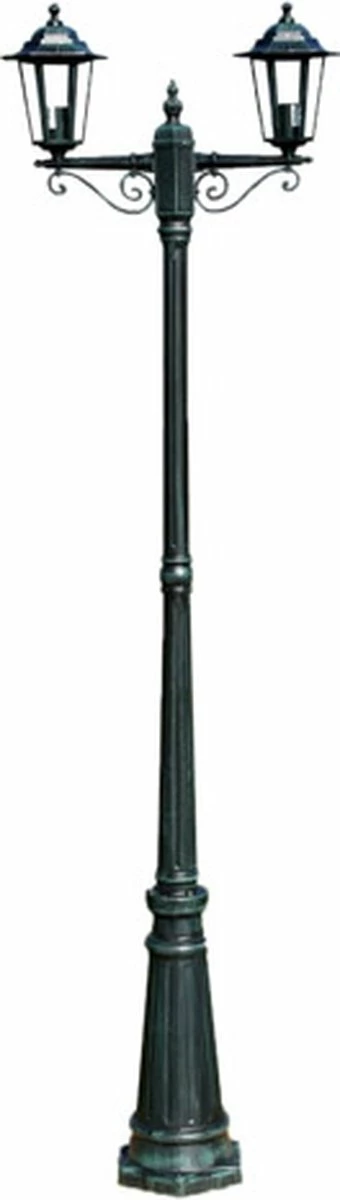 VidaXL - Lampe De Jardin Lanterne Preston 2 Bras 230 Cm Vert 40247 1 VidaXL - Lampe De Jardin Lanterne Preston 2 Bras 230 Cm Vert 40247