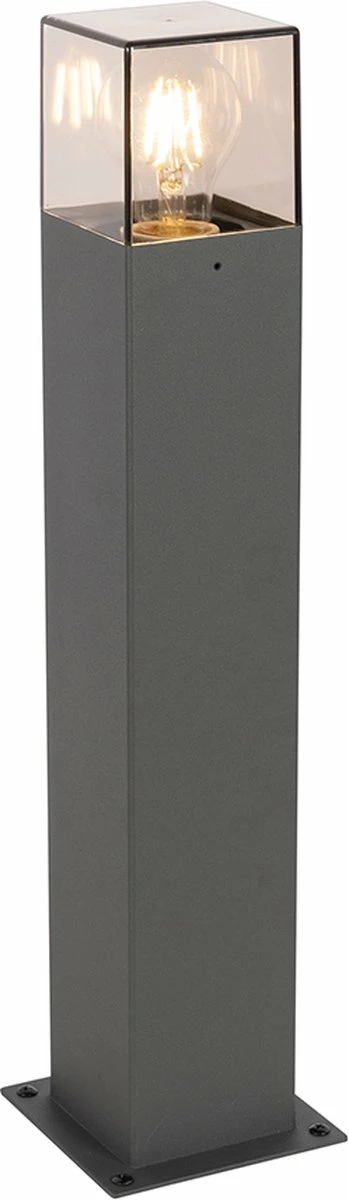 QAZQA Danemark - Lampe D'extérieur Sur Pied Moderne | Lampadaire D'extérieur - 1 Lumière - H 50 Cm - Gris Foncé - Éclairage Extérieur 6 QAZQA Danemark - Lampe D'extérieur Sur Pied Moderne | Lampadaire D'extérieur - 1 Lumière - H 50 Cm - Gris Foncé - Éclairage Extérieur – Image 6