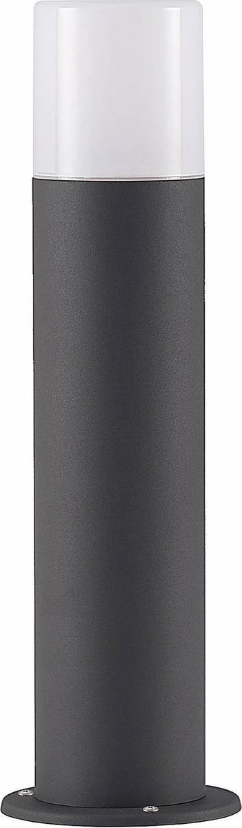 Lindby - Lampe Sur Pied - 1 Lumière - Aluminium, Plastique - H : 40 Cm - E27 - Gris Foncé, Blanc Opale 4 Lindby - Lampe Sur Pied - 1 Lumière - Aluminium, Plastique - H : 40 Cm - E27 - Gris Foncé, Blanc Opale – Image 4