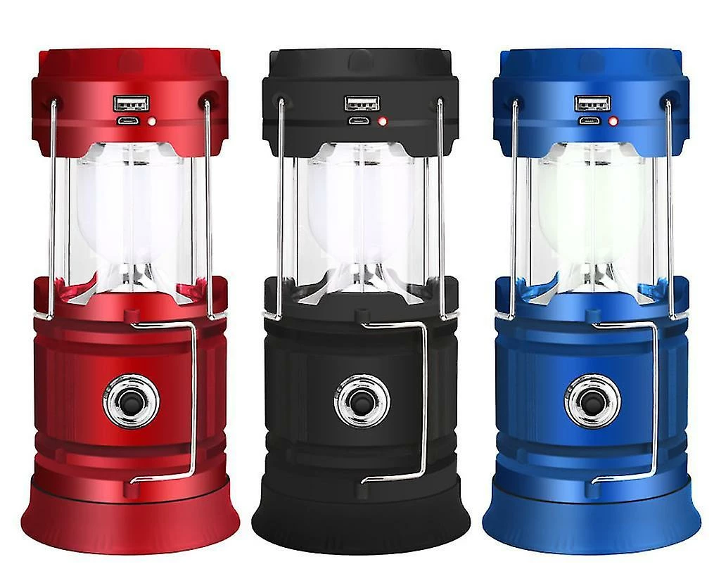 Unbranded Lanterne Solaire Extérieure D’urgence Portable, Lampe De Tente De Camping USB (rouge) 2 Unbranded Lanterne Solaire Extérieure D’urgence Portable, Lampe De Tente De Camping USB (rouge) – Image 2