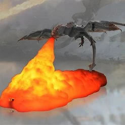 Rtopr 3d Led Réaliste Dragon Lampe Creative Night Light Ornement De Bureau Pour La Maison Nouveau -Glass Vases Boutique de vente 357072451 max