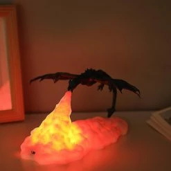 Rtopr 3d Led Réaliste Dragon Lampe Creative Night Light Ornement De Bureau Pour La Maison Nouveau -Glass Vases Boutique de vente 357072610 max