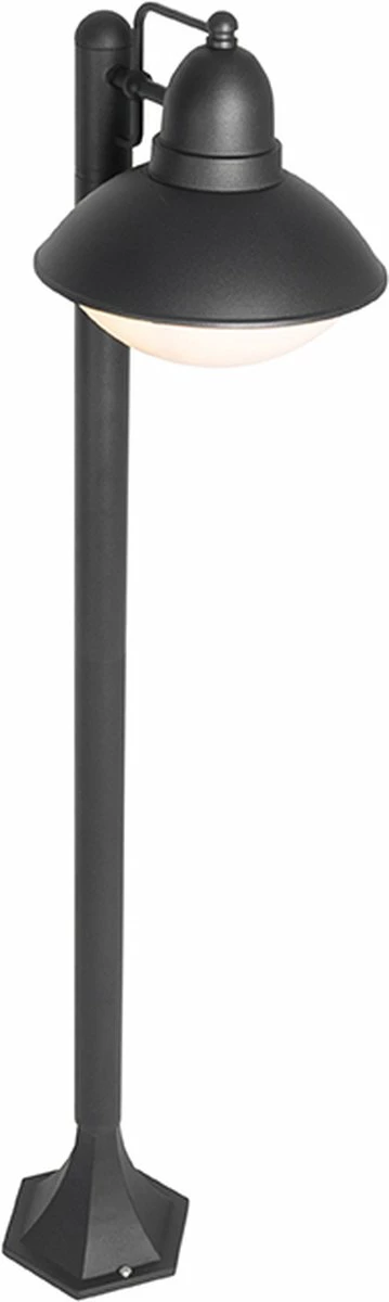 QAZQA Marcel - Lampe D'extérieur Sur Pied Moderne | Lampadaire Pour Extérieur - 1 Lumière - H 100 Cm - Zwart - Salon | Chambre à Coucher | Cuisine 11 QAZQA Marcel - Lampe D'extérieur Sur Pied Moderne | Lampadaire Pour Extérieur - 1 Lumière - H 100 Cm - Zwart - Salon | Chambre à Coucher | Cuisine – Image 11