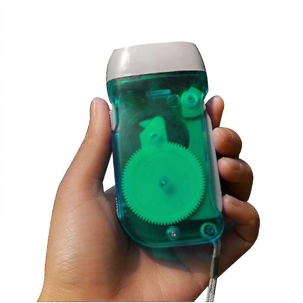 Unbranded Lampe De Poche à Manivelle, Pas De Batterie (vert) 1 Unbranded Lampe De Poche à Manivelle, Pas De Batterie (vert)