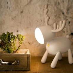 Unbranded Led Deer Light Night Light Éclairage Ambiant Lampe De Bureau Pour Enfants Blanc -Glass Vases Boutique de vente 366013167 max