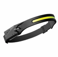 Unbranded Cob Led Headlamp Motion Sensor Headligh Lampe De Poche Usb Rechargeable He