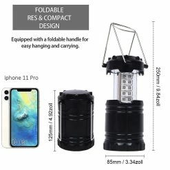 Manchalk Lanterne De Camping En Plein Air Lampe De Poche Ultra Bright Lampe De Tente Télescopique Portable Avec Poignée -Glass Vases Boutique de vente 367824881 max