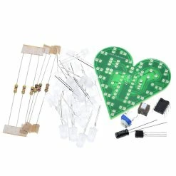 Rosalind Kit De Bricolage Heart Shape Led Kit De Lampe Respiratoire Heart Shape Pour La Pratique De La Soudure -Glass Vases Boutique de vente 369442588 max