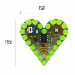 Rosalind Kit De Bricolage Heart Shape Led Kit De Lampe Respiratoire Heart Shape Pour La Pratique De La Soudure -Glass Vases Boutique de vente 369442812 max