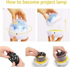 Wonderful Projecteur De Lumière De Nuit Pour Enfants - Lampe De Projection 360 Rotating Planet Universe Rotative Avec 5 Films Et 4 Modes Pour Chambre Adultes Enfants Chambre Bébé -Glass Vases Boutique de vente 370846685 max