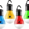 Lisade Lampe De Tente 4 Pack Portable Led Tente Light Clip Hook Hurricane Emergency Ligh