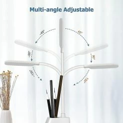 Unbranded Lampe De Bureau Led Avec Chargeur Sans Fil, Lampes De Bureau Pour Bureau à Domicile Avec Porte-stylo, Lampe De Table Avec 3 Modes D’éclairage, Col De Cygne 360flexible, T 7 Unbranded Lampe De Bureau Led Avec Chargeur Sans Fil, Lampes De Bureau Pour Bureau à Domicile Avec Porte-stylo, Lampe De Table Avec 3 Modes D’éclairage, Col De Cygne 360flexible, T -Glass Vases Boutique de vente 373330303 max