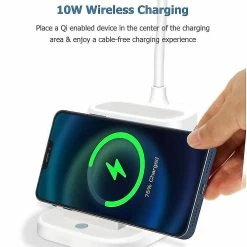 Unbranded Lampe De Bureau Led Avec Chargeur Sans Fil, Lampes De Bureau Pour Bureau à Domicile Avec Porte-stylo, Lampe De Table Avec 3 Modes D’éclairage, Col De Cygne 360flexible, T 9 Unbranded Lampe De Bureau Led Avec Chargeur Sans Fil, Lampes De Bureau Pour Bureau à Domicile Avec Porte-stylo, Lampe De Table Avec 3 Modes D’éclairage, Col De Cygne 360flexible, T -Glass Vases Boutique de vente 373330343 max