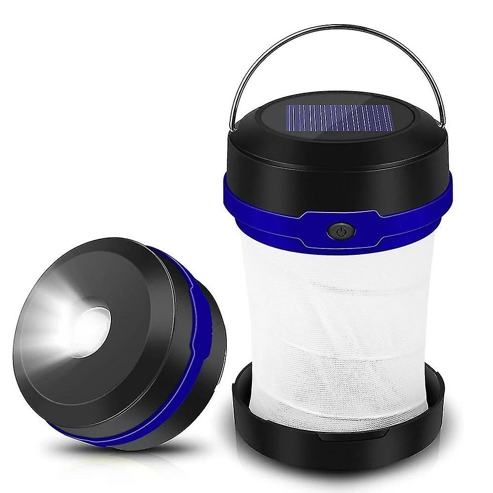 Unbranded Lanterne De Camping Led Solaire Ou Rechargeable Par USB, Lanterne De Camping à Led Pliable Portable, Lampe De Tente Solaire Lampe De Poche Emergen 2 Unbranded Lanterne De Camping Led Solaire Ou Rechargeable Par USB, Lanterne De Camping à Led Pliable Portable, Lampe De Tente Solaire Lampe De Poche Emergen – Image 2