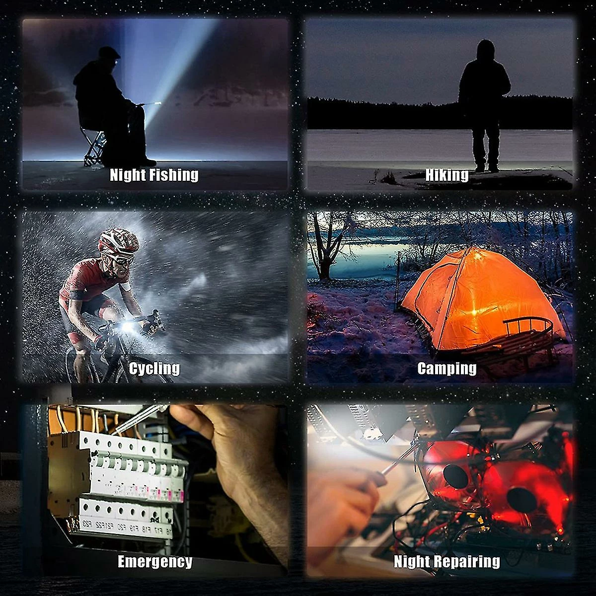 Unbranded Lampe De Poche 4 Modes D’éclairage Avec Tire-bouchon Et Base, 2 Pack 3 Unbranded Lampe De Poche 4 Modes D’éclairage Avec Tire-bouchon Et Base, 2 Pack – Image 3