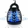 Hggqvvs Mosquito Killer Lampe 2 En 1 Lampe De Camping Extérieur Ipx6 Étanche Usb Charge Portable Avec Crochet