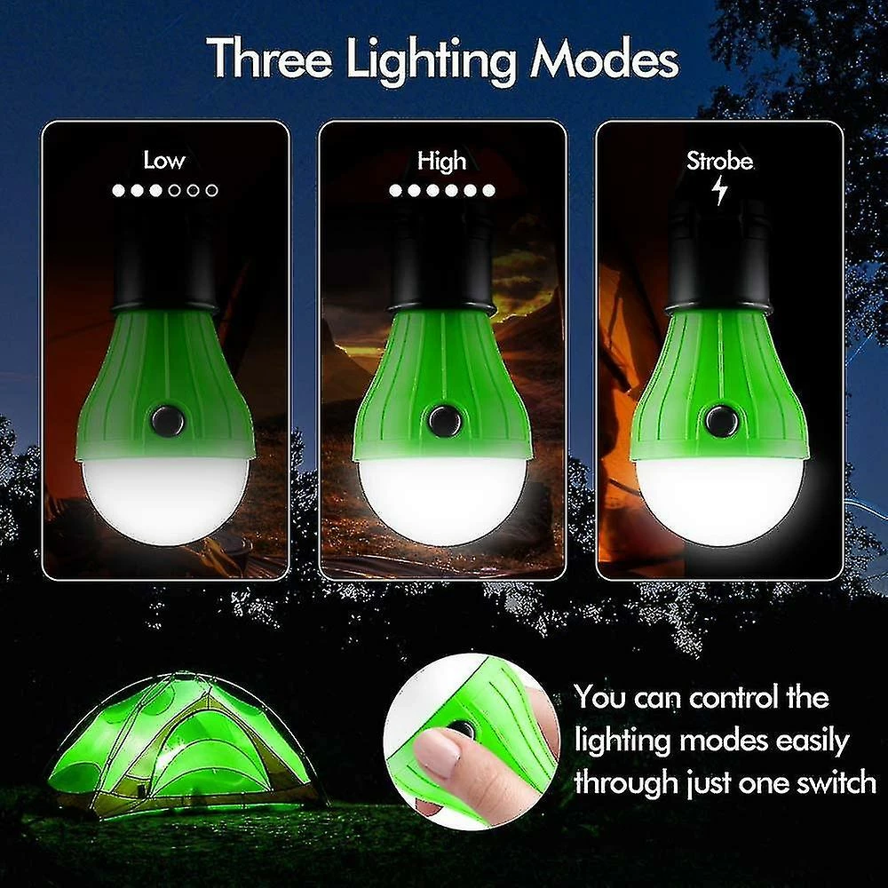 Magene 4 Packs Tente Lampe Portable Led Lumières Camping Ampoule Camping Tente Lanterne 3 Magene 4 Packs Tente Lampe Portable Led Lumières Camping Ampoule Camping Tente Lanterne – Image 3