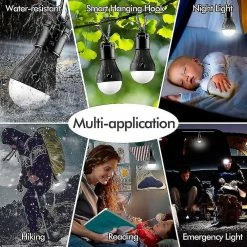 Magene 4 Packs Tente Lampe Portable Led Lumières Camping Ampoule Camping Tente Lanterne 9 Magene 4 Packs Tente Lampe Portable Led Lumières Camping Ampoule Camping Tente Lanterne -Glass Vases Boutique de vente 379842862 max