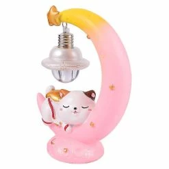 HSKMALL 14.7X12.5x2cm Sculptures Roses & Statues Lampe De Nuit Intérieure Pour La Décoration Petite Lampe De Lit Veilleuse