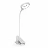 Rtopr Petite Lampe De Table, Lampe à Clip Sans Fil Portable De Soins Oculaires, Lampe De Bureau LED Rechargeable USB, Gradation De La Lumière Clip, Gradation à Trois Vitesses Dimming Toningtouch