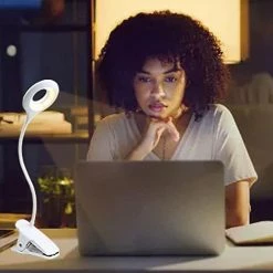 Rtopr Petite Lampe De Table, Lampe à Clip Sans Fil Portable De Soins Oculaires, Lampe De Bureau LED Rechargeable USB, Gradation De La Lumière Clip, Gradation à Trois Vitesses Dimming Toningtouch -Glass Vases Boutique de vente 383777782 max