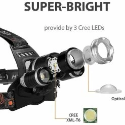 Unbranded Lampe Frontale Améliorée, Phare De Travail Le Plus Lumineux, Lampe De Poche étanche Rechargeable Usb 8 Unbranded Lampe Frontale Améliorée, Phare De Travail Le Plus Lumineux, Lampe De Poche étanche Rechargeable Usb -Glass Vases Boutique de vente 384236334 max