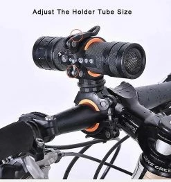 Unbranded 360 Degrés Cyclisme Clip Clamp Rotation Vélo Lampe De Poche Torch Mount Led Head Front Light Holder Clip Accessoires De Vélo -Glass Vases Boutique de vente 389313932 max