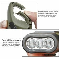 Unbranded Lampe De Poche Portable à énergie Solaire Randonnée En Plein Air Camping Lumière De Poche à Manivelle Trekking Lumière D’urgence -Glass Vases Boutique de vente 401218033 max