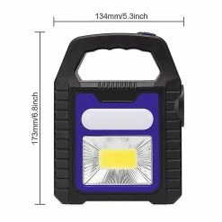 Unbranded Portable Solar Lantern Cob Led Lampe De Travail Étanche Projecteur D’Urgence Usb Rechargeable Lampe à Main -Glass Vases Boutique de vente 401219297 max