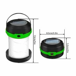 Ksalfye Lanterne De Camping Led Solaire Ou Rechargeable Par USB, Lanterne De Camping à Led Pliable Portable, Lampe De Tente Solaire Lampe De Poche Emergen -Glass Vases Boutique de vente 402909736 max