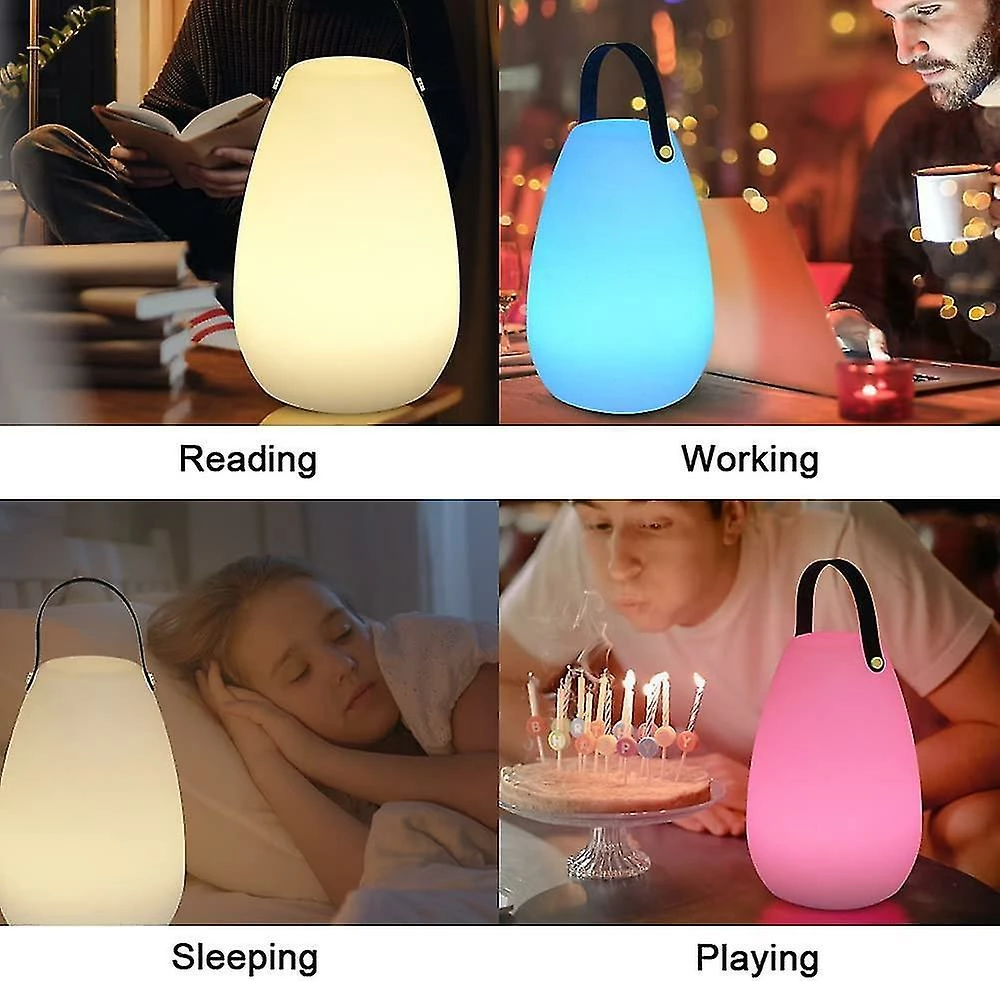 Unbranded Grande Lampe D’extérieur Sans Fil Avec Télécommande - Portable - Led Multicolore - Rechargeable - Waterpr 2 Unbranded Grande Lampe D’extérieur Sans Fil Avec Télécommande - Portable - Led Multicolore - Rechargeable - Waterpr – Image 2