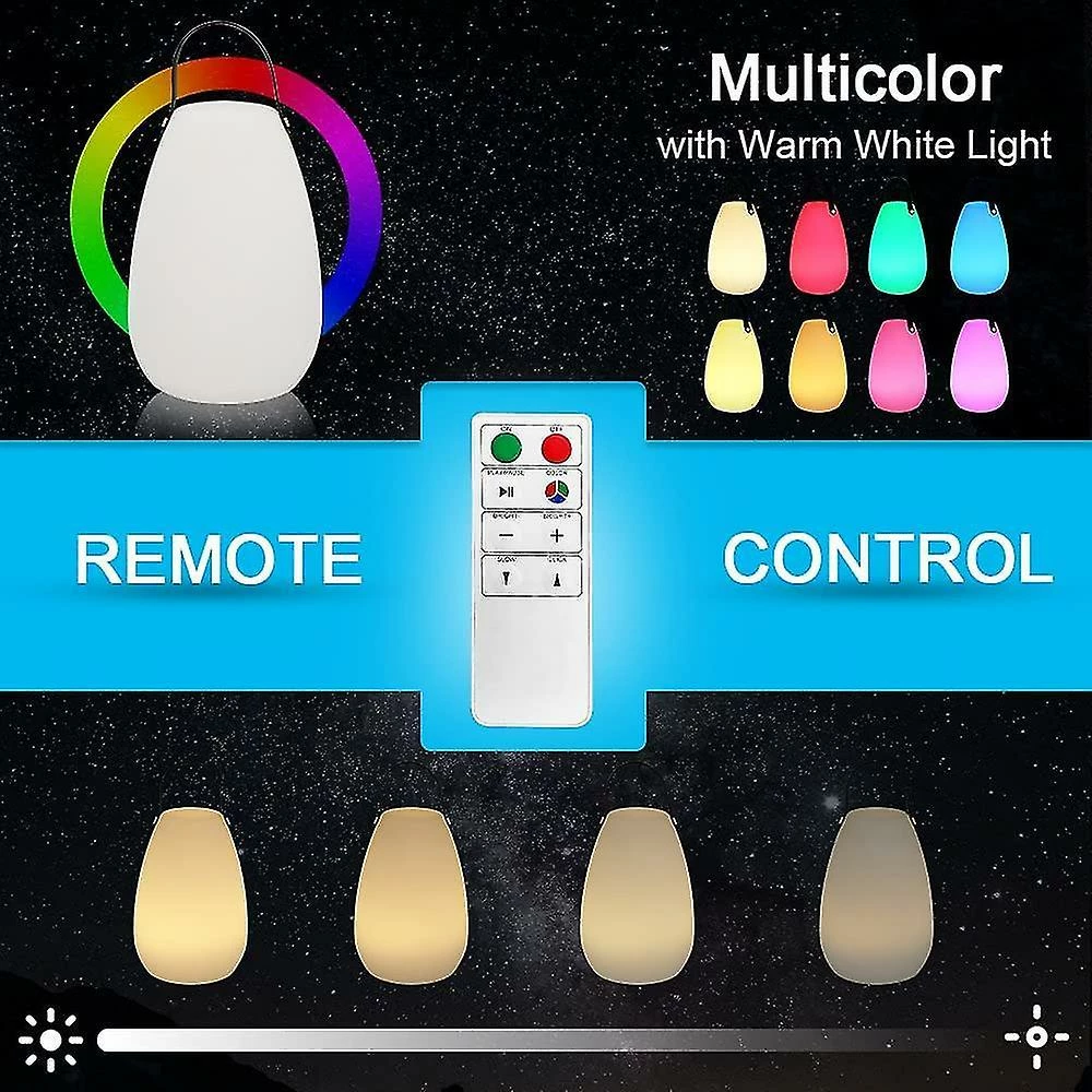 Unbranded Grande Lampe D’extérieur Sans Fil Avec Télécommande - Portable - Led Multicolore - Rechargeable - Waterpr 3 Unbranded Grande Lampe D’extérieur Sans Fil Avec Télécommande - Portable - Led Multicolore - Rechargeable - Waterpr – Image 3