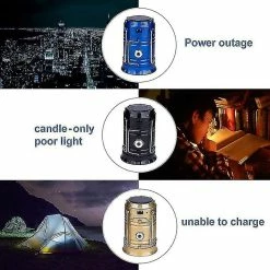 Unbranded Lampe De Camping Solaire Portable Rechargeable Multifonctionnelle De Camping En Plein Air 6 Unbranded Lampe De Camping Solaire Portable Rechargeable Multifonctionnelle De Camping En Plein Air -Glass Vases Boutique de vente 403909727 max