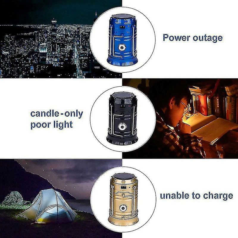 Unbranded Lampe De Camping Solaire Portable Rechargeable Multifonctionnelle De Camping En Plein Air 3 Unbranded Lampe De Camping Solaire Portable Rechargeable Multifonctionnelle De Camping En Plein Air – Image 3