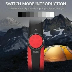 Unbranded Led Working Light Portable Usb Recharge 180 Hook Lampe Suspendue Pour La Réparation De Voiture (1pcs Rouge)