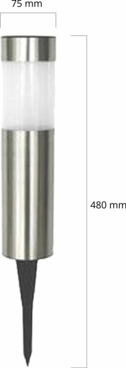 LedKoning Lampe à Piquet Solar Lucifer éclairage De Chemin En Acier Inoxydable à L'énergie Solaire (2 Pièces) -Glass Vases Boutique de vente 411x1200 1